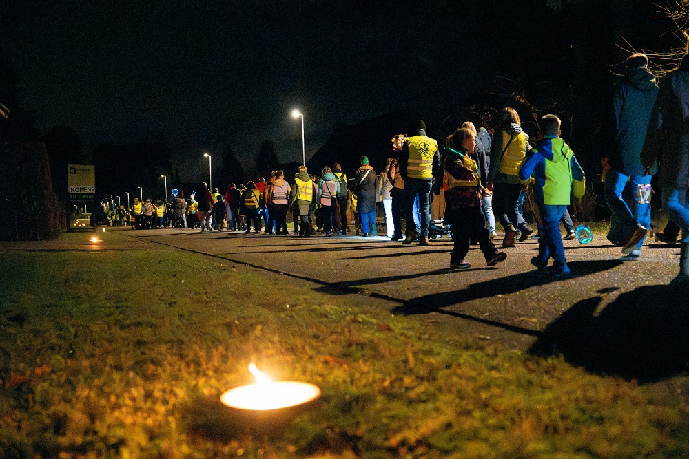Lichtjeswandeling in LICHTaart!