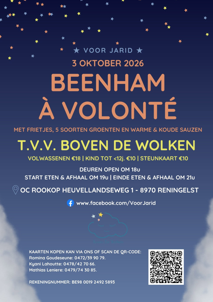 Beenham à volonté! Voor Jarid <3 In Reningelst