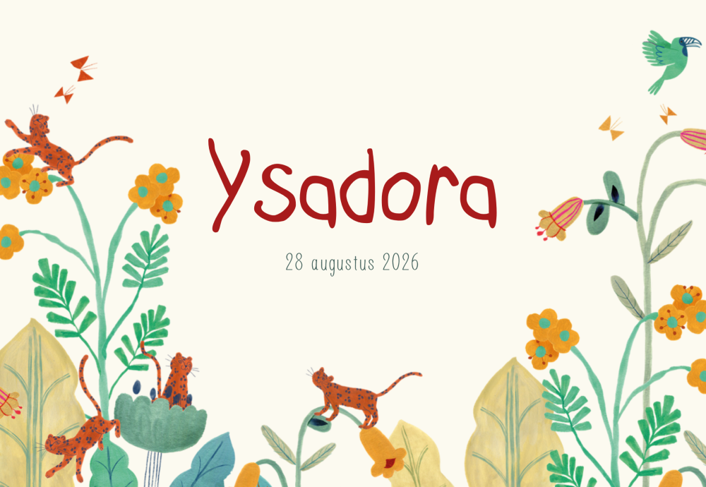 Geboortegeschenk Ysadora